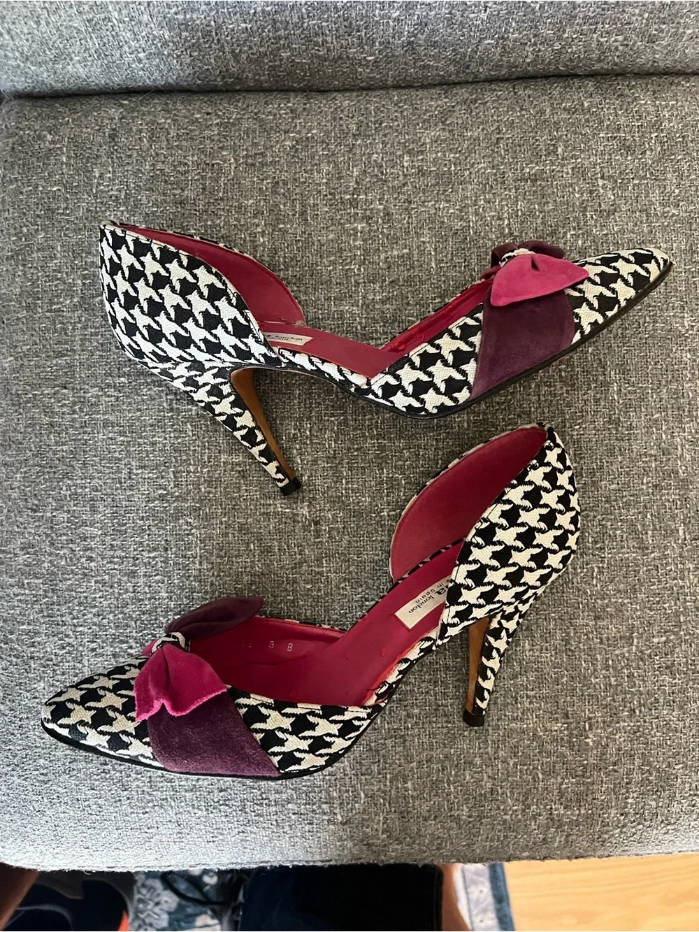Sacha London Houndstooth Pumps
